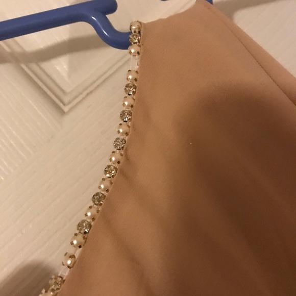 NWT Black & Tan Beaded Party Dress - Picture 3 of 4